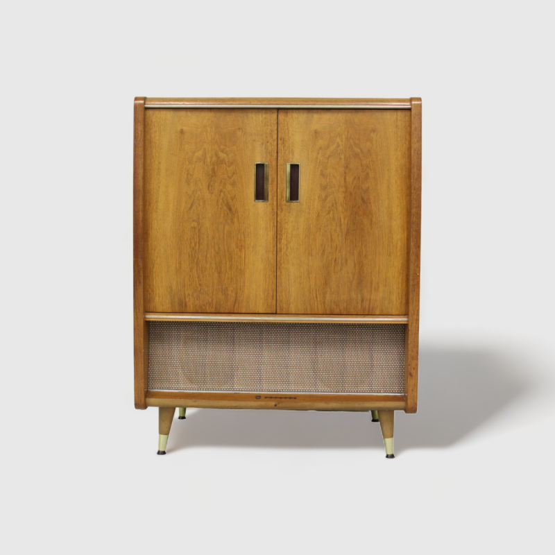 Vintage Philips cabinet, audio furniture - 60s | 00742
