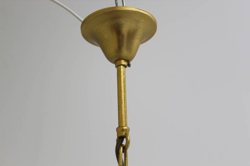 Vintage murano teardrop lamp - roze, goud jaren '70 | 01084