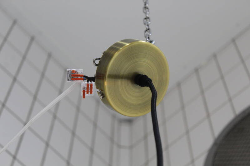 Vintage hanglamp Kaiser Leuchte - glas | 00964