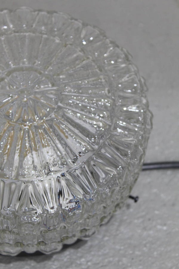 Vintage Deckenlampe, Wandlampe - Blasen, Pressglas 70er | 01252