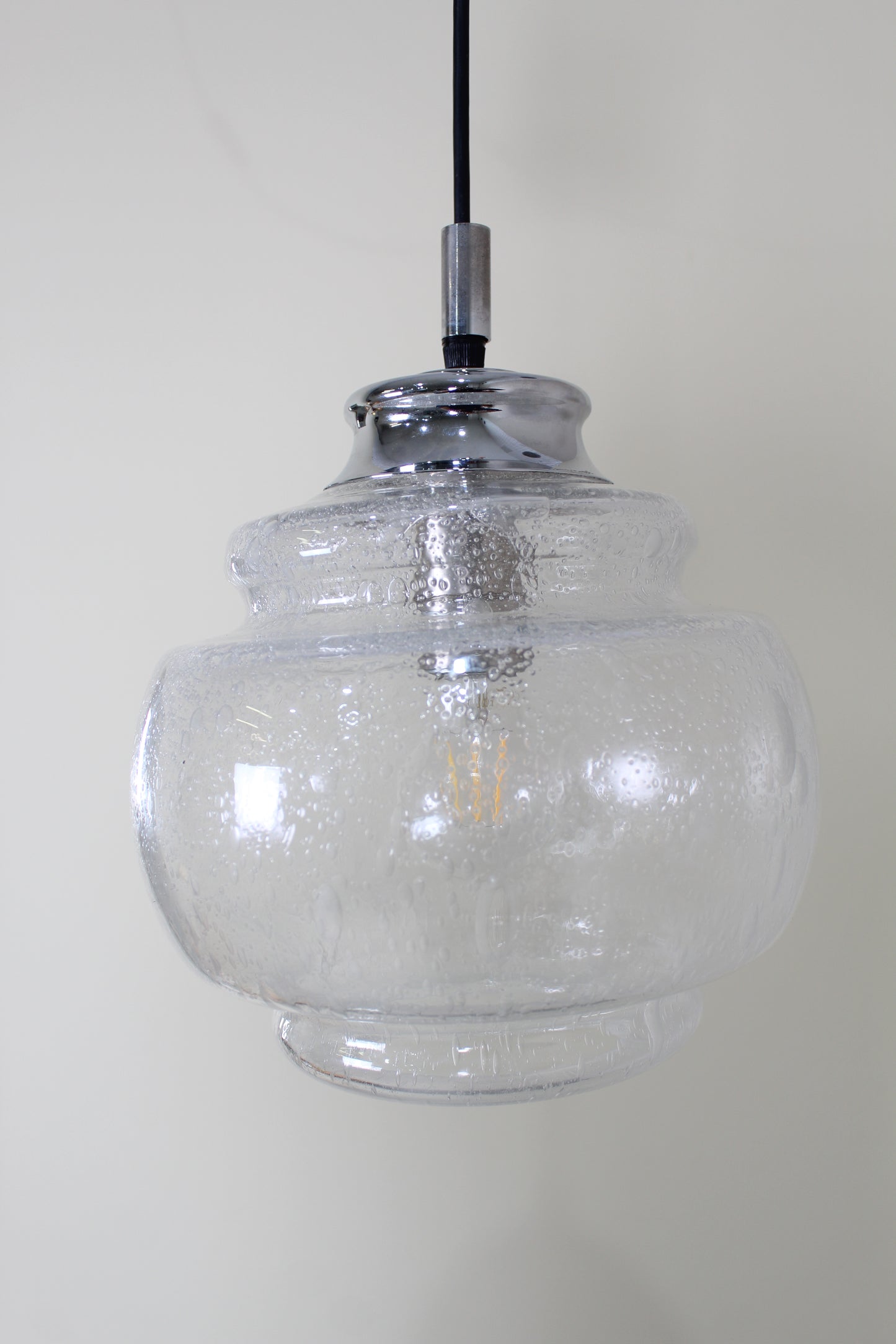 Vintage glazen hanglamp