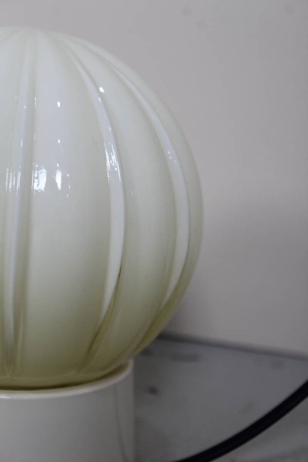 Vintage Thabur Deckenlampe, Deckenleuchte - weiß/creme, Art Deco | 01354