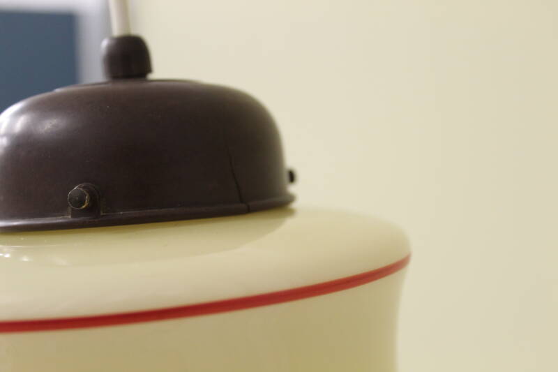 Vintage hanging lamp - art deco, 1930s | 00819