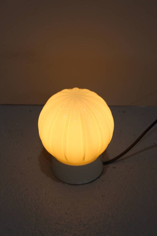 Vintage Thabur Deckenlampe, Deckenleuchte - weiß/creme, Art Deco | 01354
