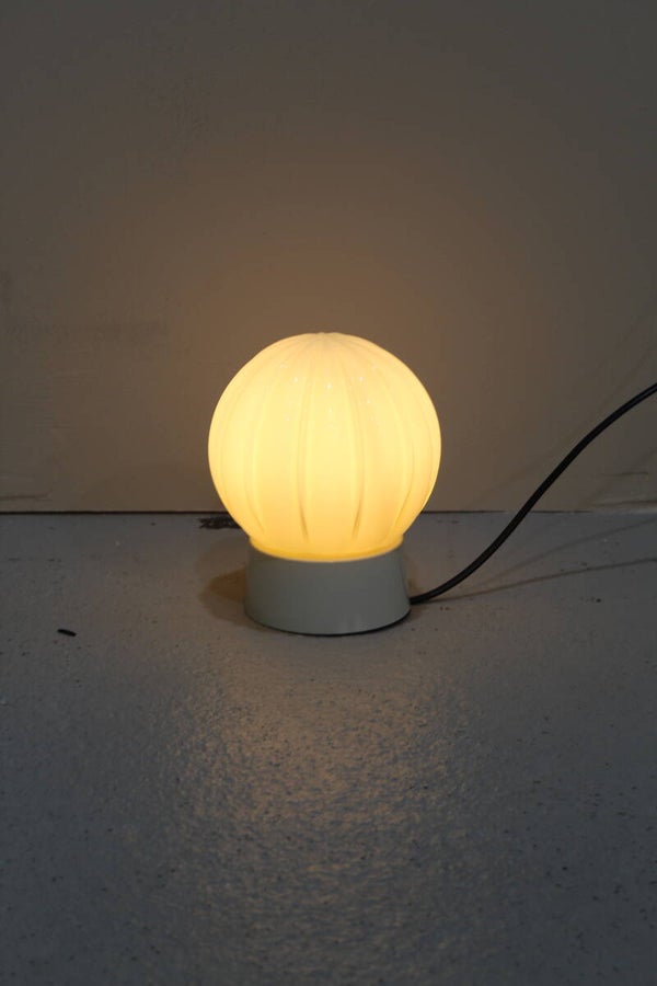 Vintage Thabur Deckenlampe, Deckenleuchte - weiß/creme, Art Deco | 01354