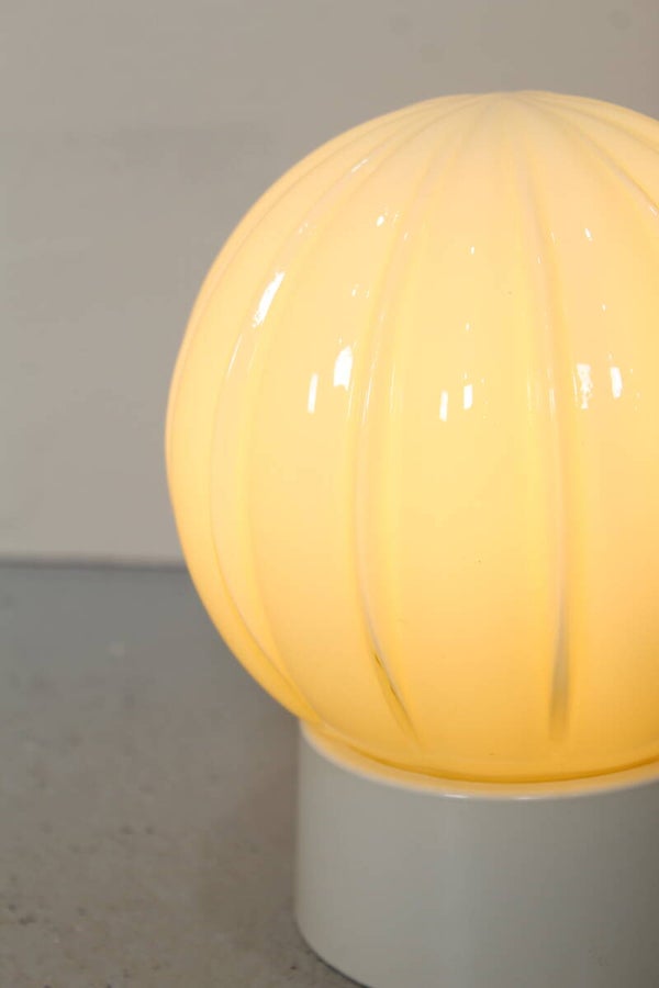 Vintage Thabur Deckenlampe, Deckenleuchte - weiß/creme, Art Deco | 01354