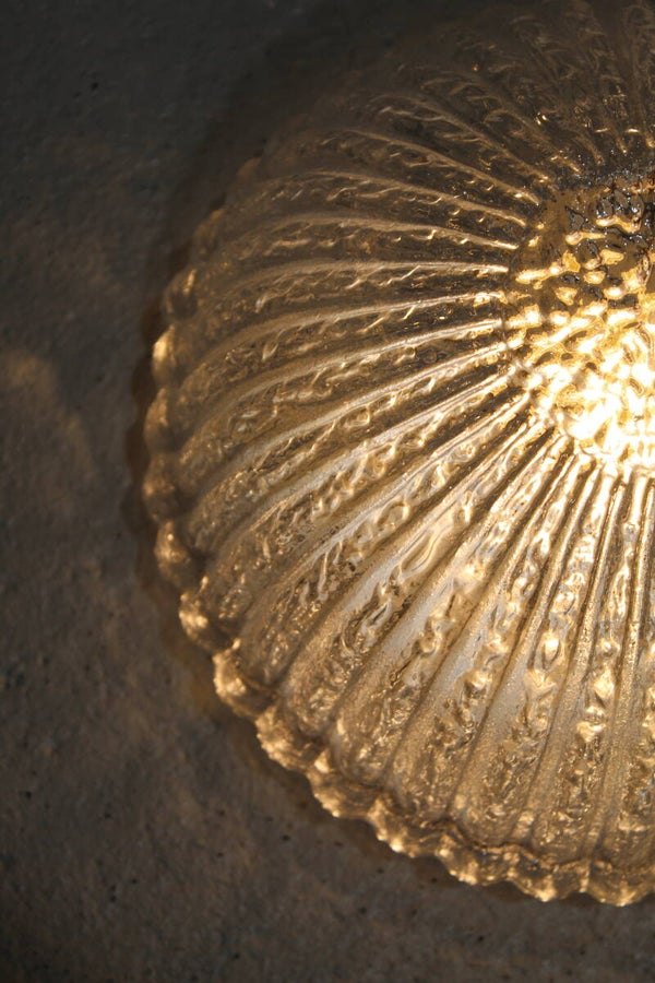 Vintage Deckenlampe, Wandlampe - Glashütte Limburg, 70er | 01307