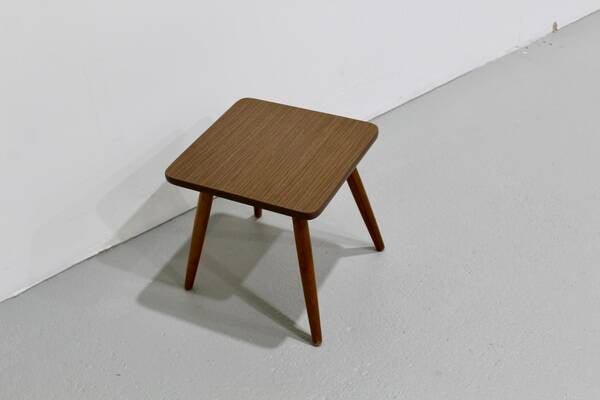 Vintage plant table, brown - 1960s | 01132