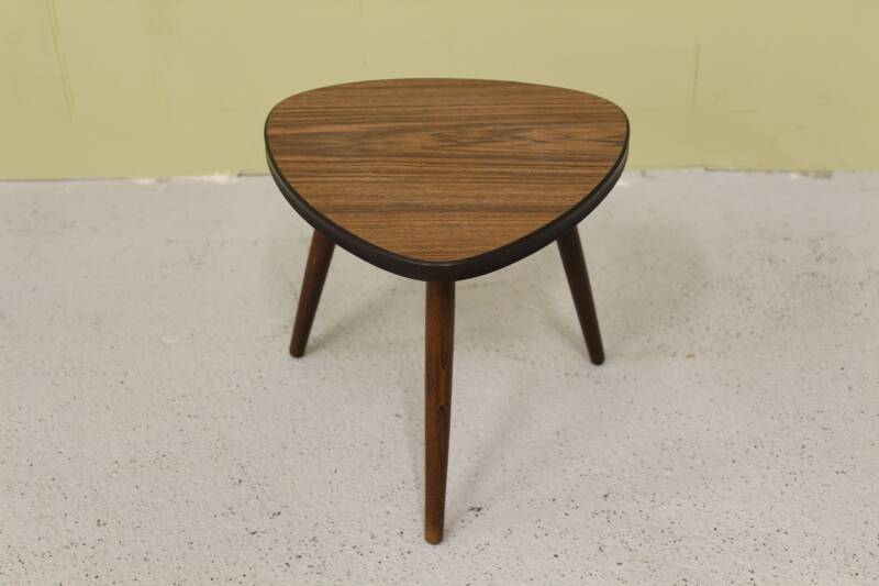 Vintage plantentafeltje, bruin - jaren '60 | 00866