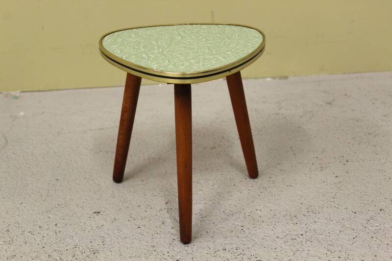 Vintage plantentafeltje, groen - jaren '60 | 00865