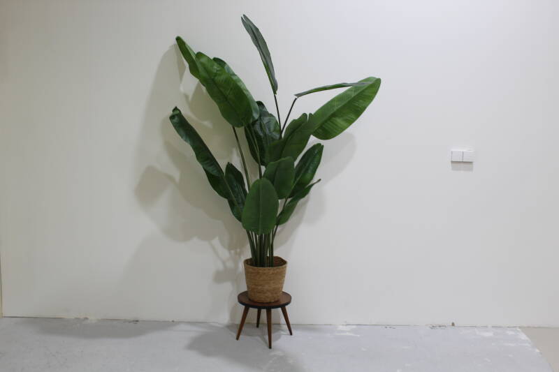 Vintage plantentafeltje, bruin - formica jaren '60 | 00916