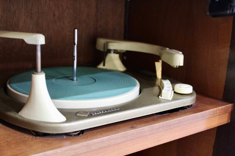 Vintage radiomeubel, drankkast, muziekkast - jaren '50 | 01238