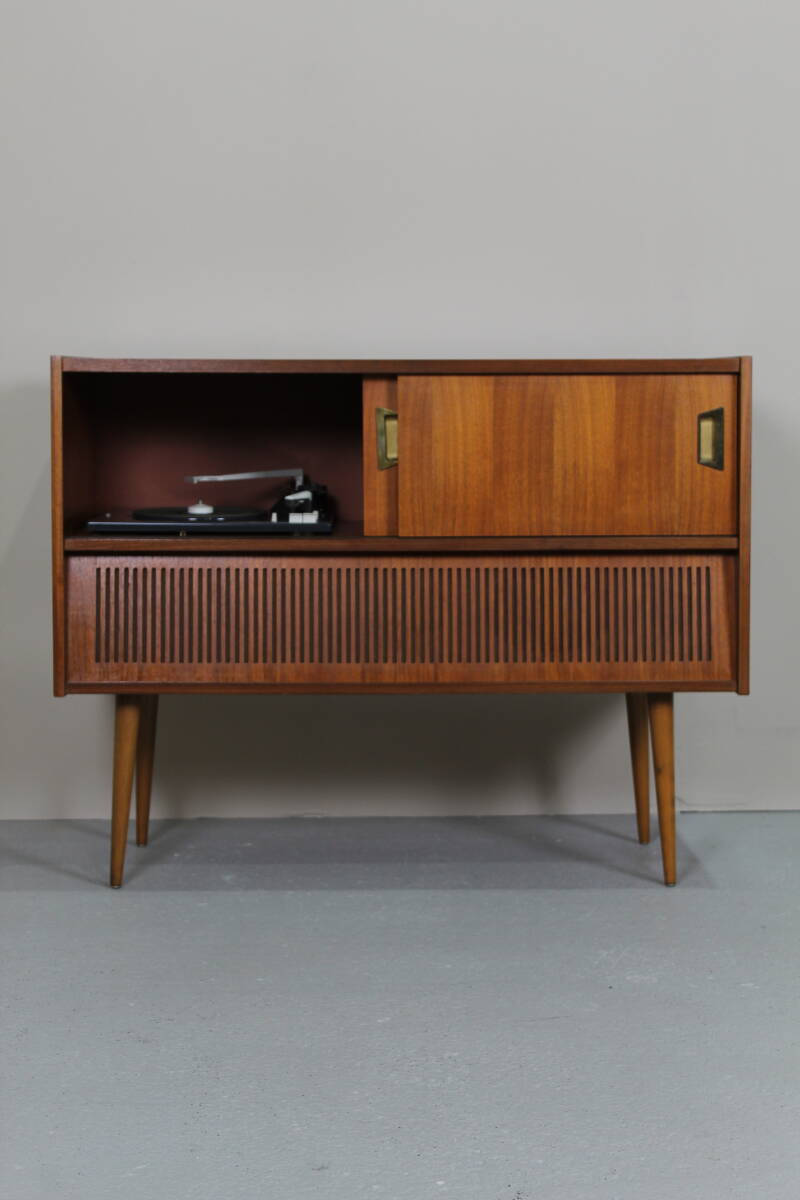 Vintage dressoir, sideboard, audiomeubel, radiokast - Philips, jaren '60 | 01290