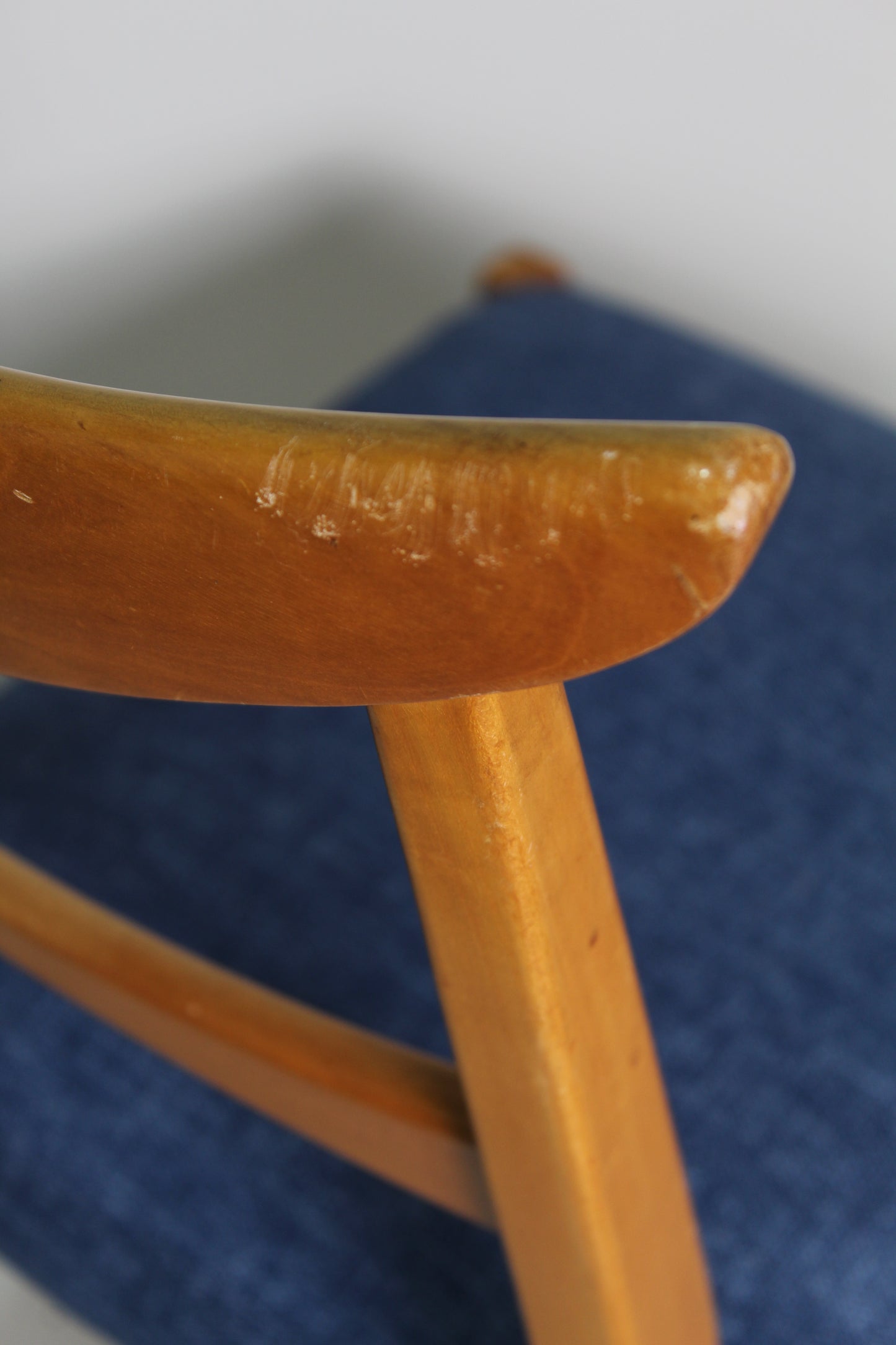6x Vintage design eetkamerstoelen Lübke
