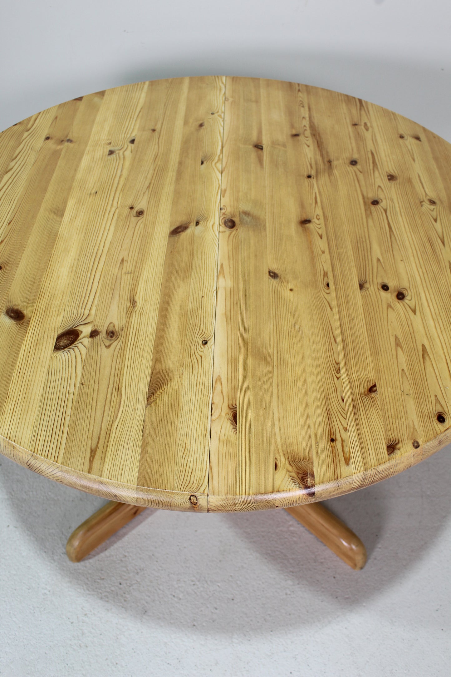 Vintage Deense design eettafel - Rainer Daumiller, grenen jaren '70