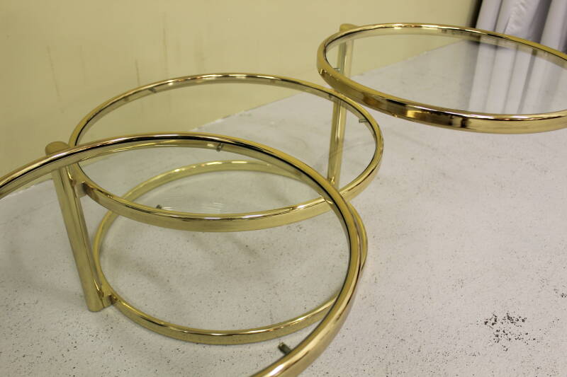 Vintage Couchtisch drehbar Leitmotiv | 00863