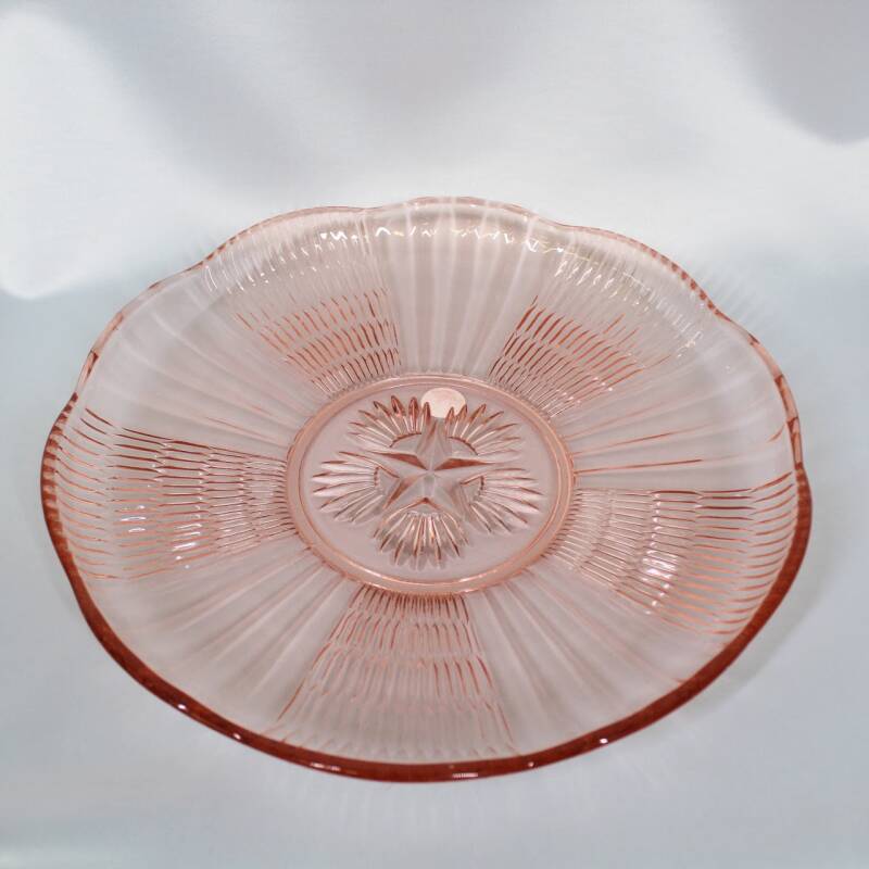 Vintage schaal, roze
