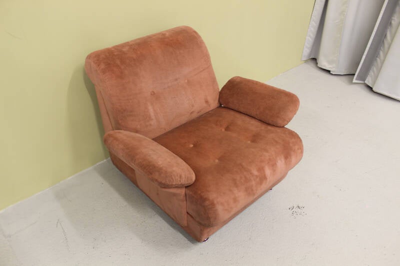 Vintage roze fauteuil