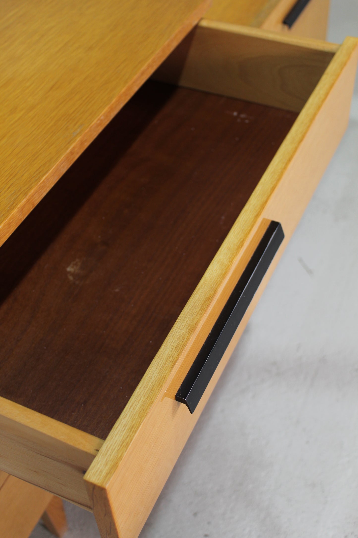 Vintage kaptafel, kast met spiegel - jaren '50/'60