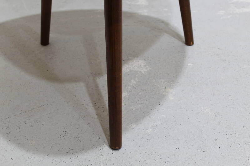 Vintage coffee table, side table, plant table - formica, brown, 60s | 00983