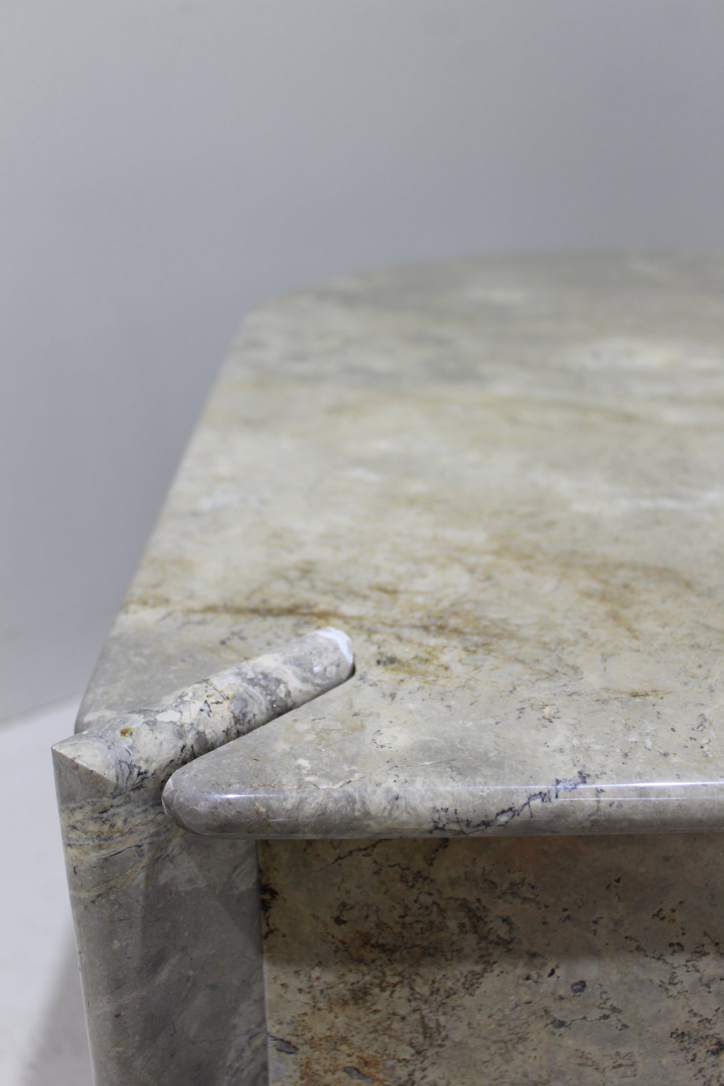 Vintage Marmor Couchtisch - Naturstein, 70er