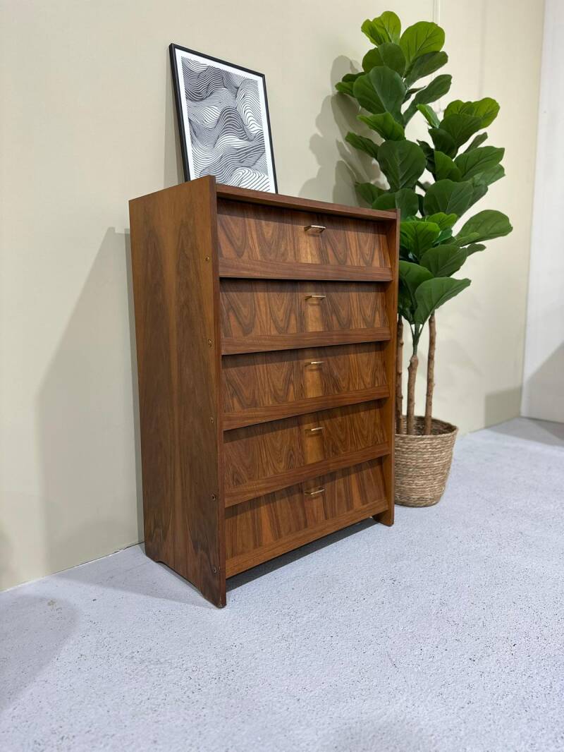 Vintage schoenenkastje - hout, jaren '60 | 01088