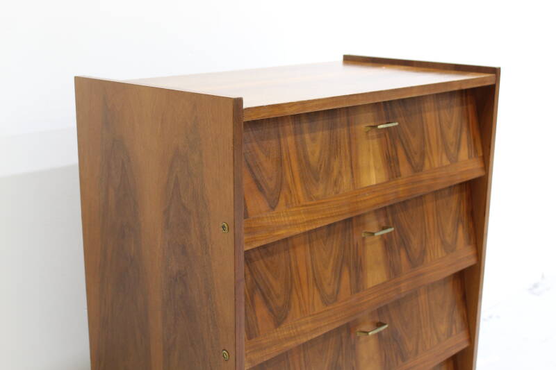 Vintage schoenenkastje - hout, jaren '60 | 01088