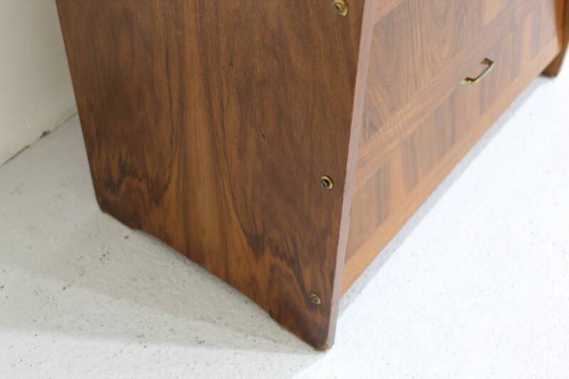 Vintage schoenenkastje - hout, jaren '60 | 01088