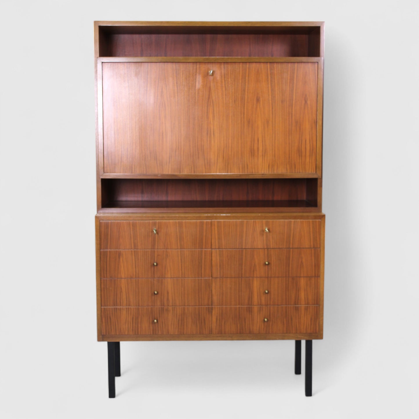 Vintage Bücherregal, Hängeschrank, Highboard - 1960er Jahre