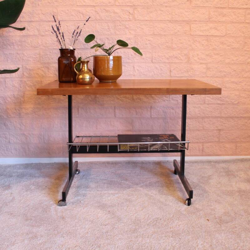 Vintage audiotafel, bijzettafel