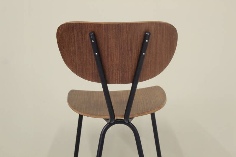 Vintage chair, dining chair - bent wood, brown, black