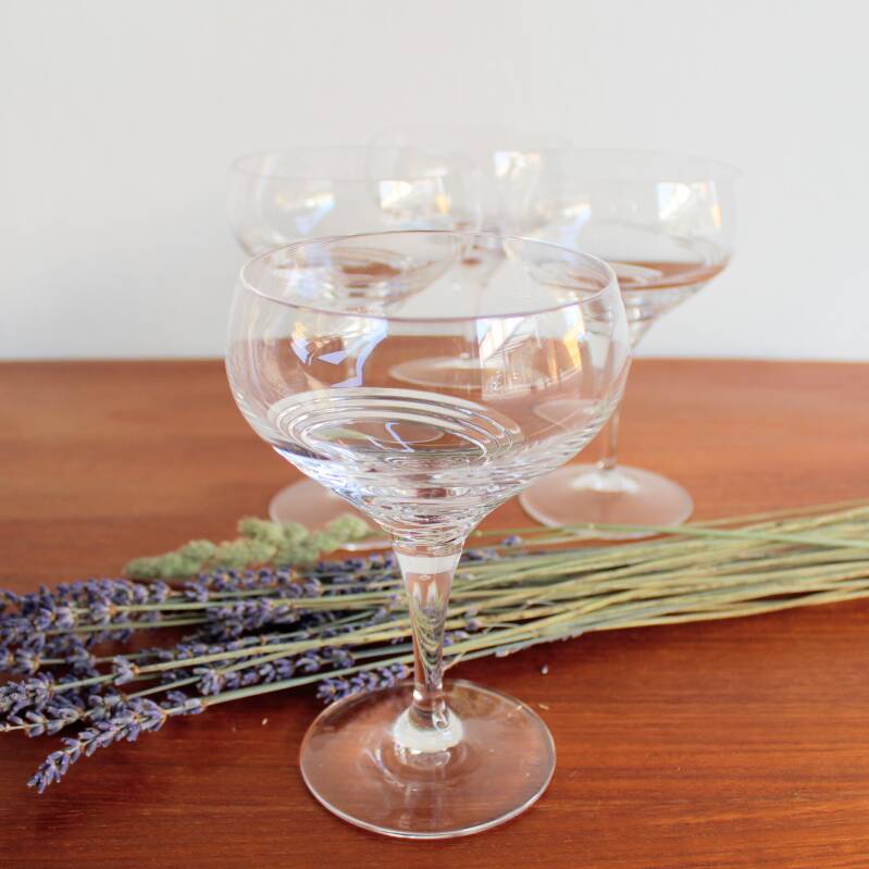 4x kristallen cocktailglazen Marc Aurel