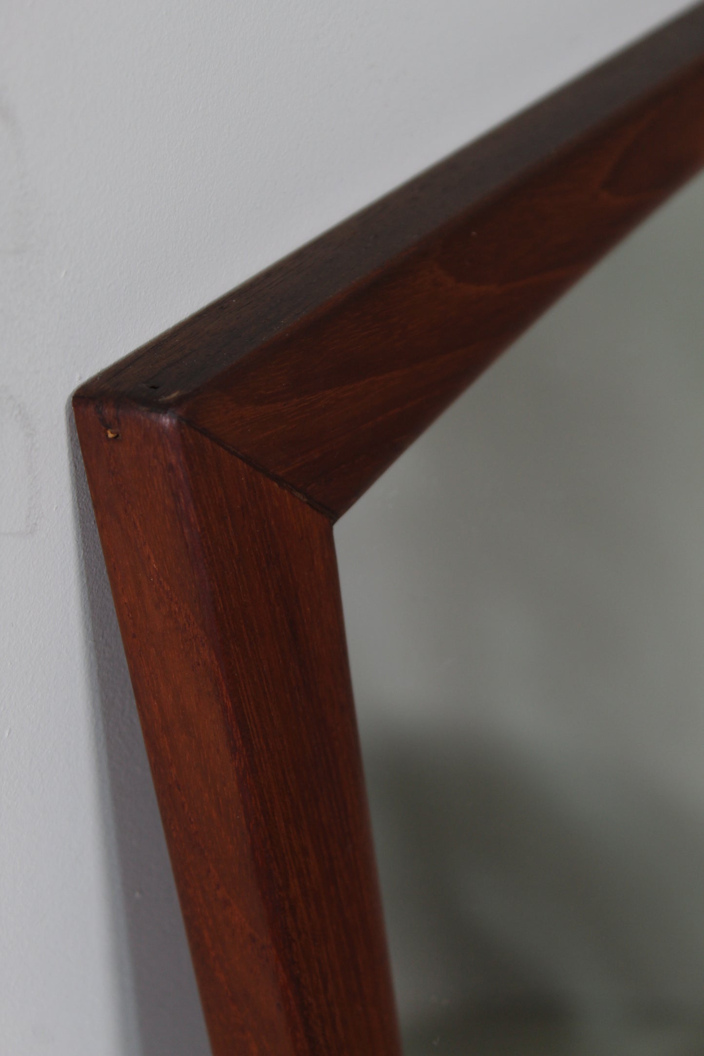 Vintage houten spiegel teak