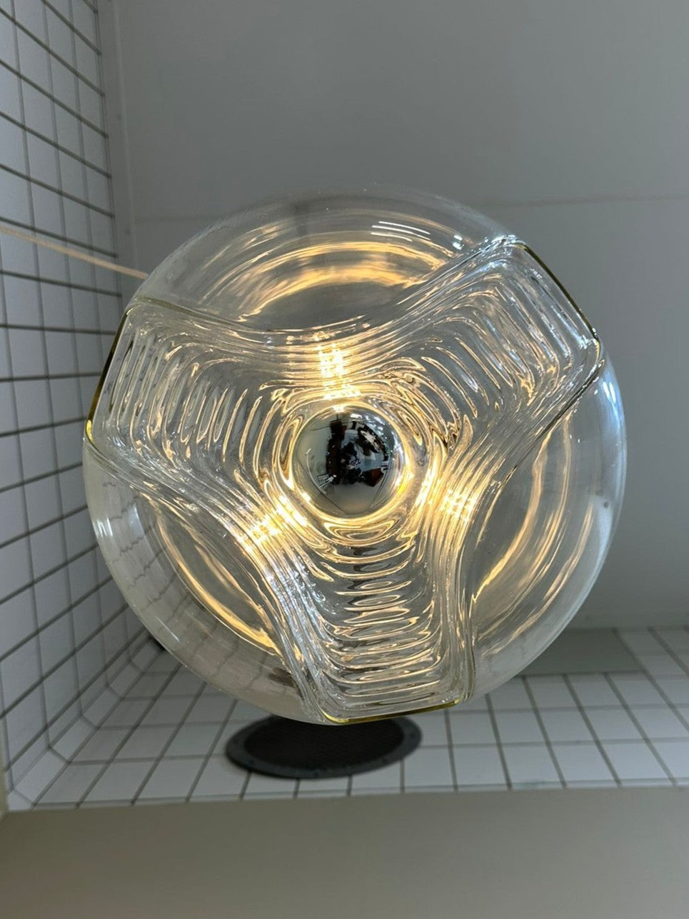 Vintage design jaren '70 hanglamp 'Wave'