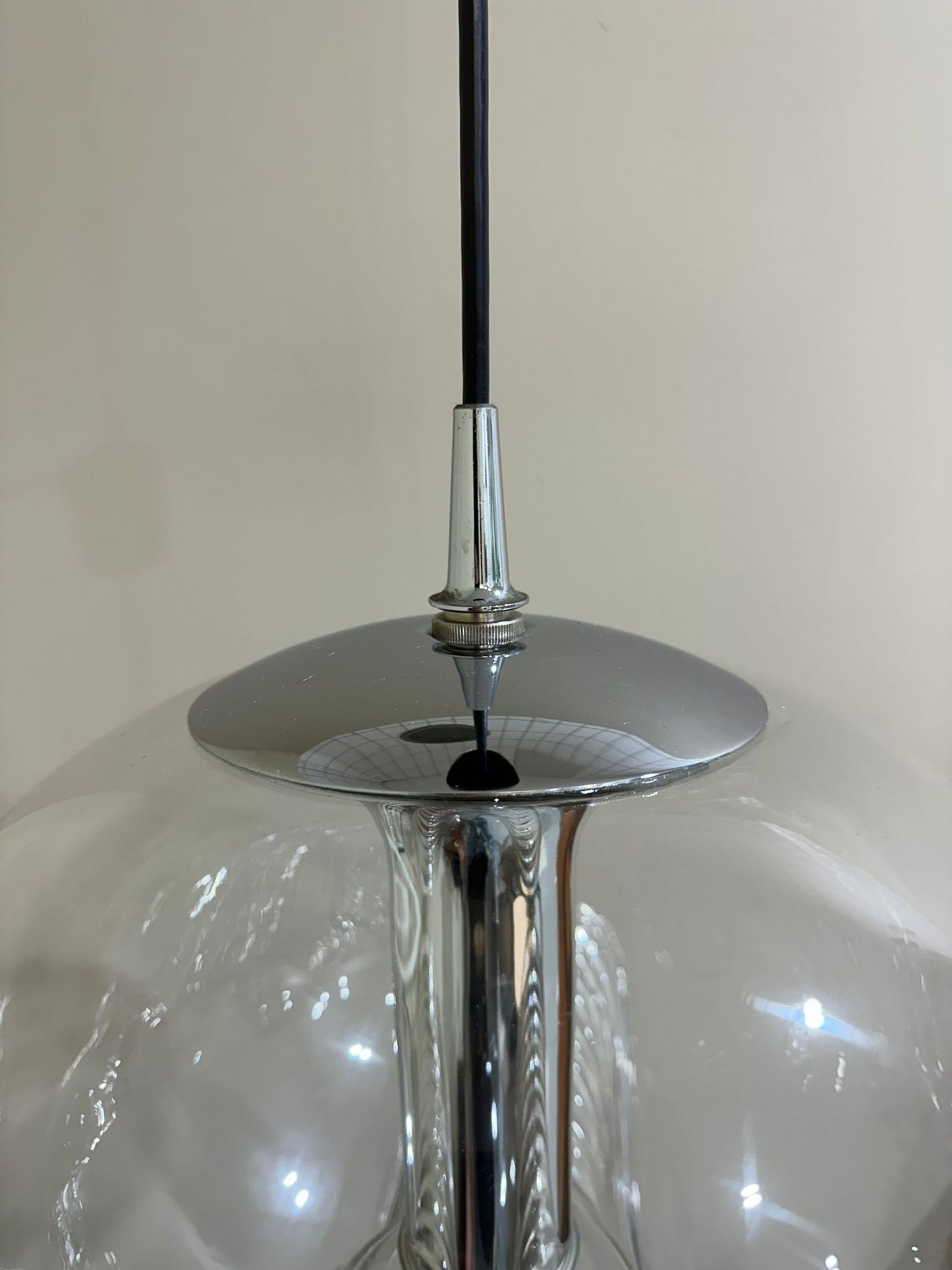 Vintage design jaren '70 hanglamp 'Wave'