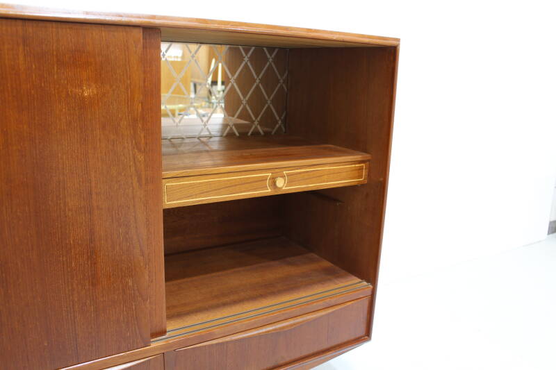 Vintage Deens Design sideboard, dressoir, kast - E.W. Bach jaren '60 | 00988
