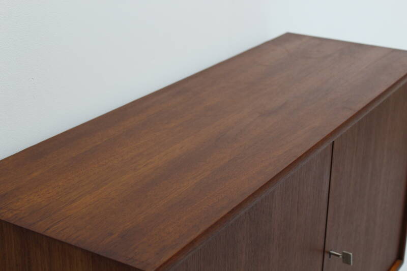 Vintage sideboard, cabinet - teak wood 1960s | 00953