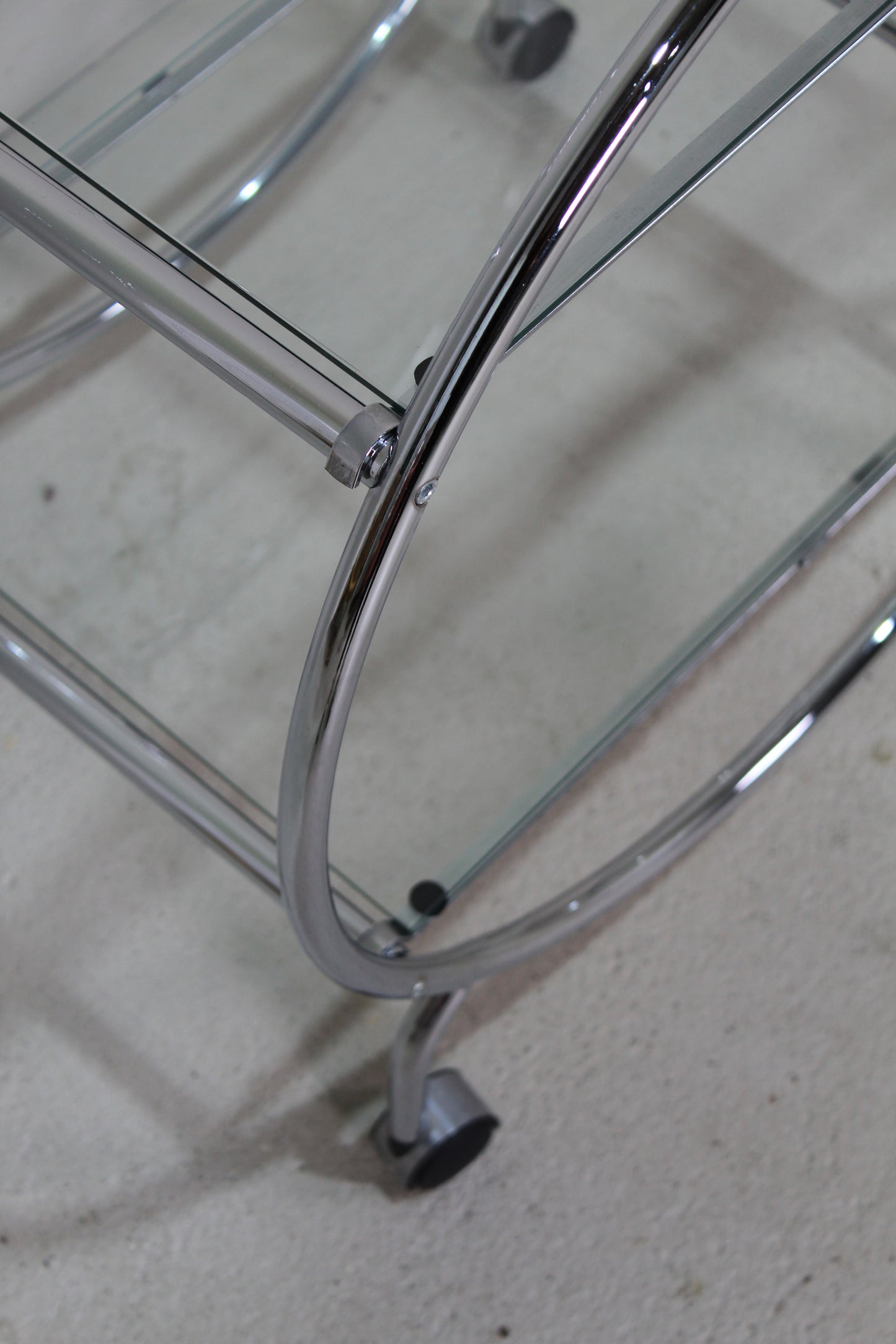 Vintage barcart, serveerwagen jaren '80