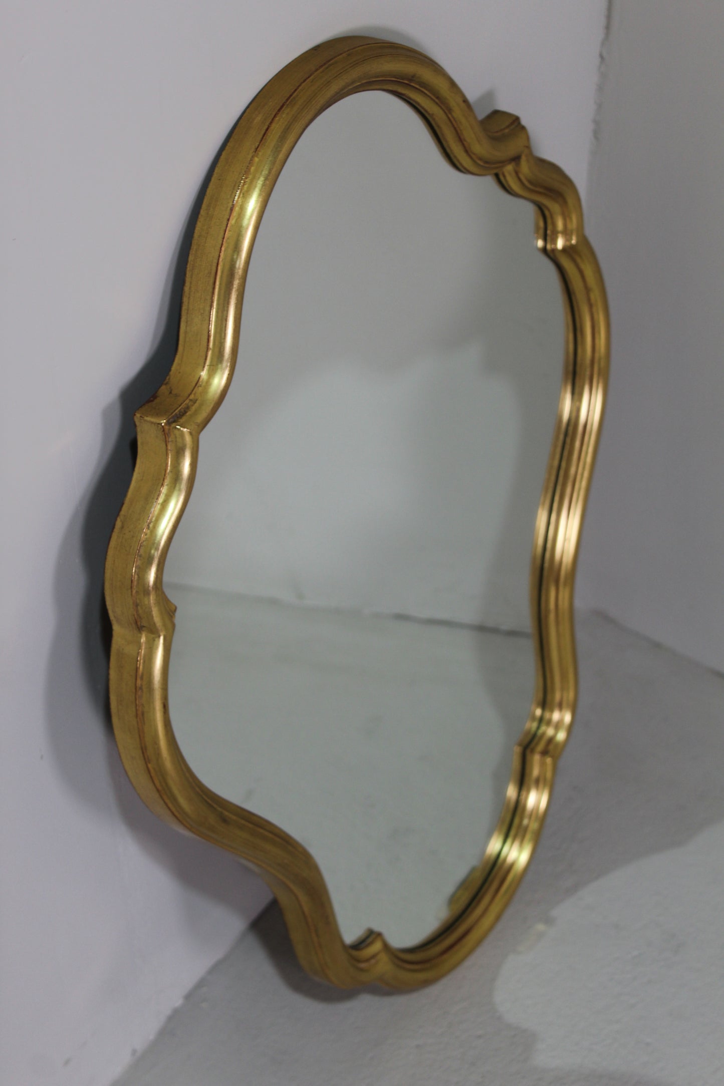 Vintage spiegel DeKnudt goud