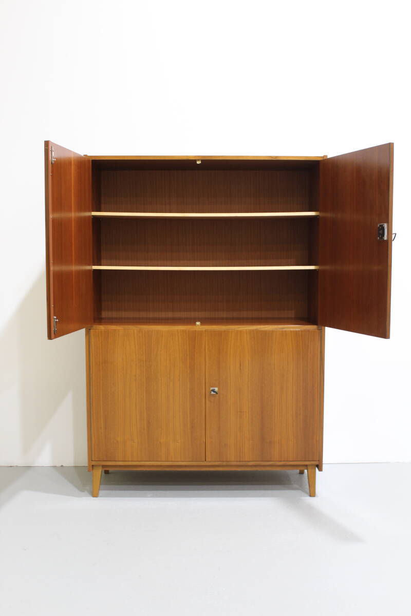 Vintage hoge kast, dicht - jaren '60 | 01151