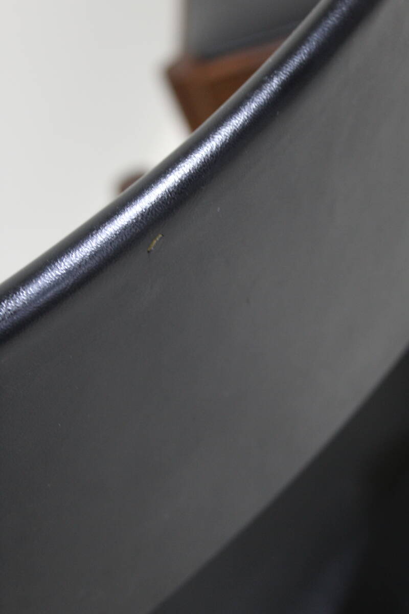 4x Vintage Deens Design eetkamerstoelen - teak, zwart skai, jaren '60 | 01409