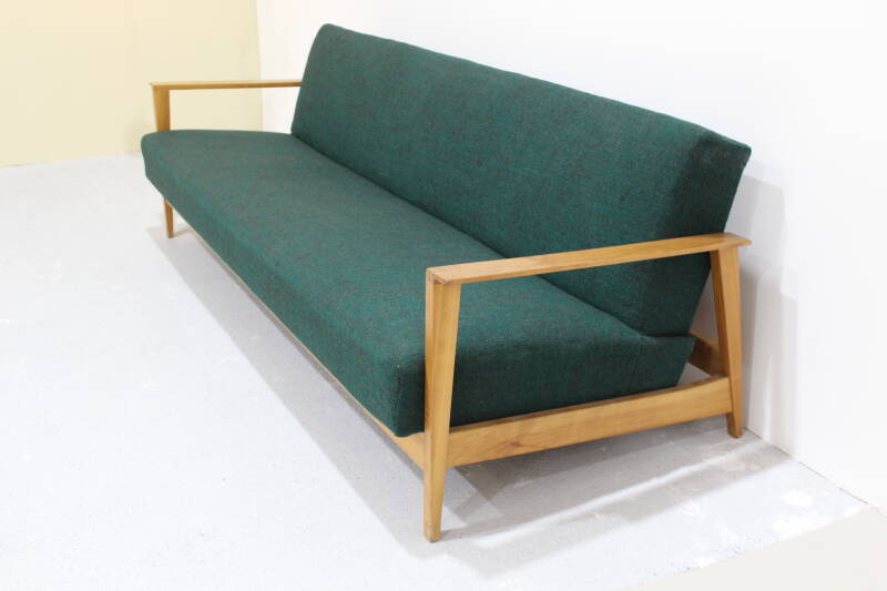 Vintage bank, slaapbank - Scandinavisch, jaren '60 | 00980