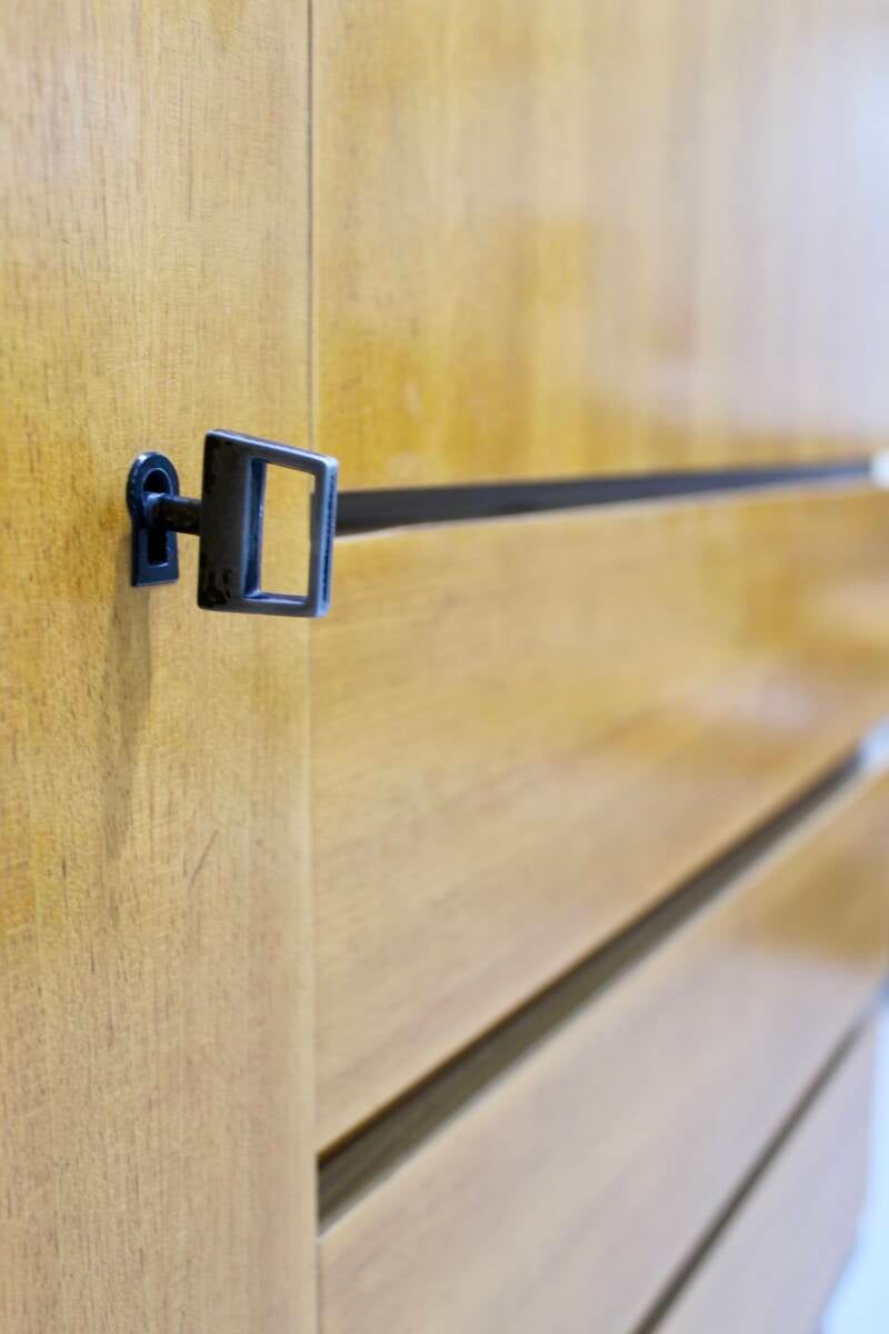 Vintage hoge kast, dicht - jaren '70 | 01255
