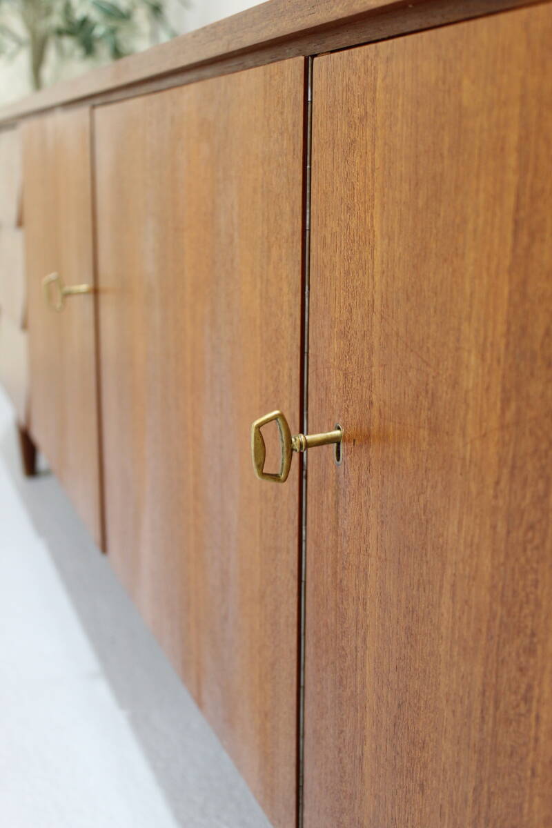 Vintage tv-meubel, dressoir, sideboard - teak, jaren '60 | 01292