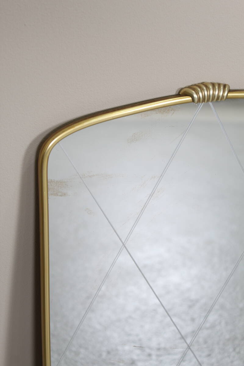 Vintage spiegel - goud jaren '50 | 01369