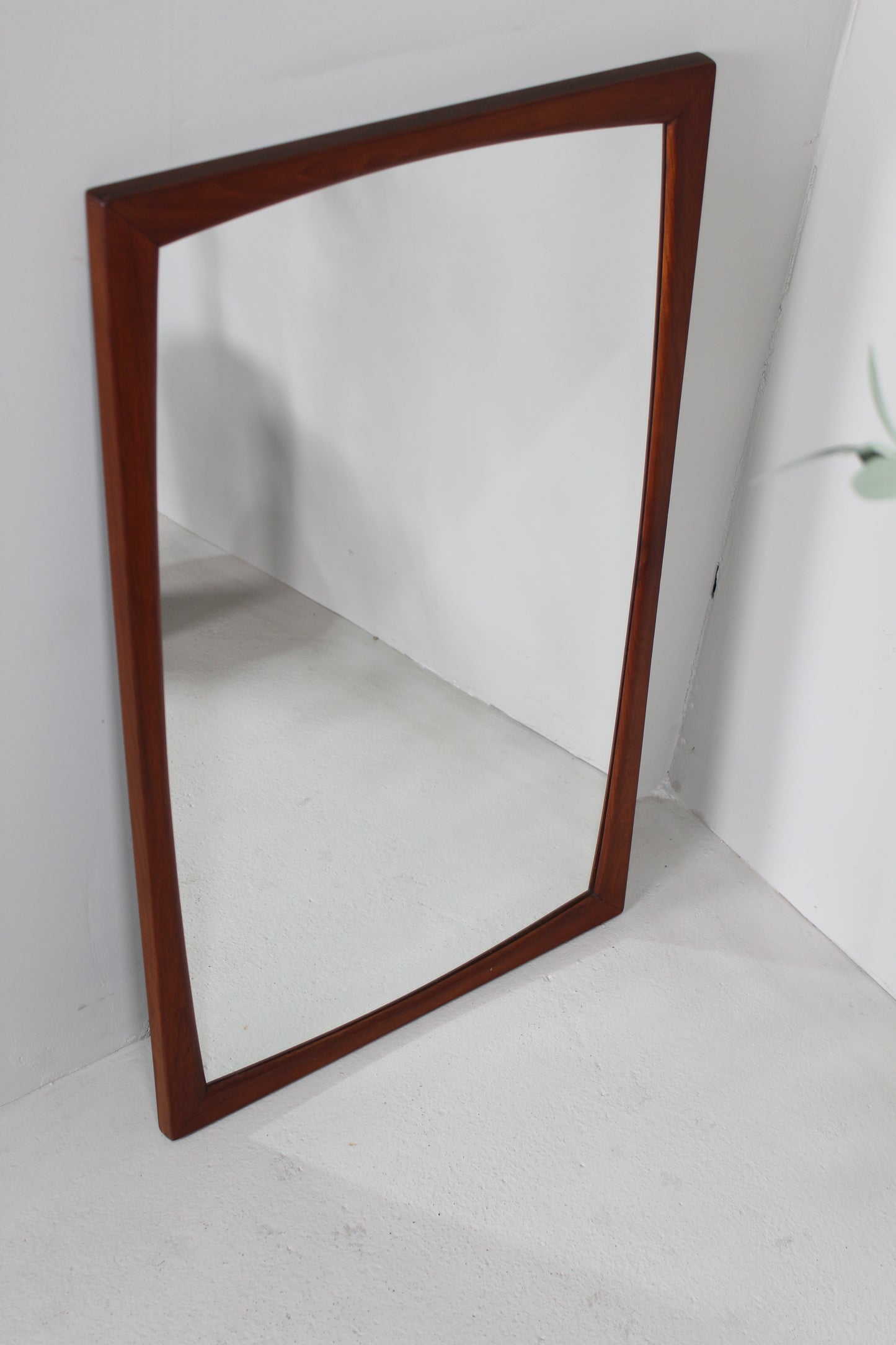 Vintage houten spiegel teak