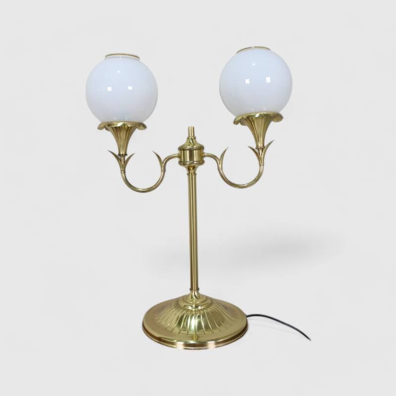 VIntage tafellamp, vloerlamp, staande lamp - messing, jaren '70
