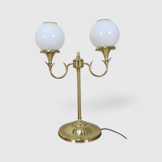 VIntage tafellamp, vloerlamp, staande lamp - messing, jaren '70