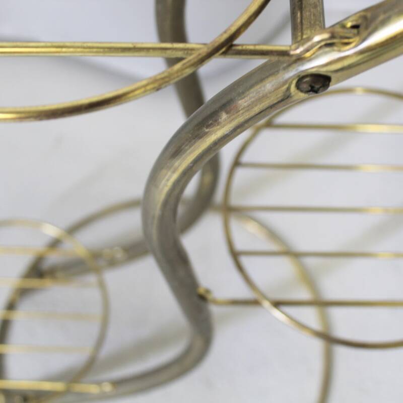 Vintage brass plant stand