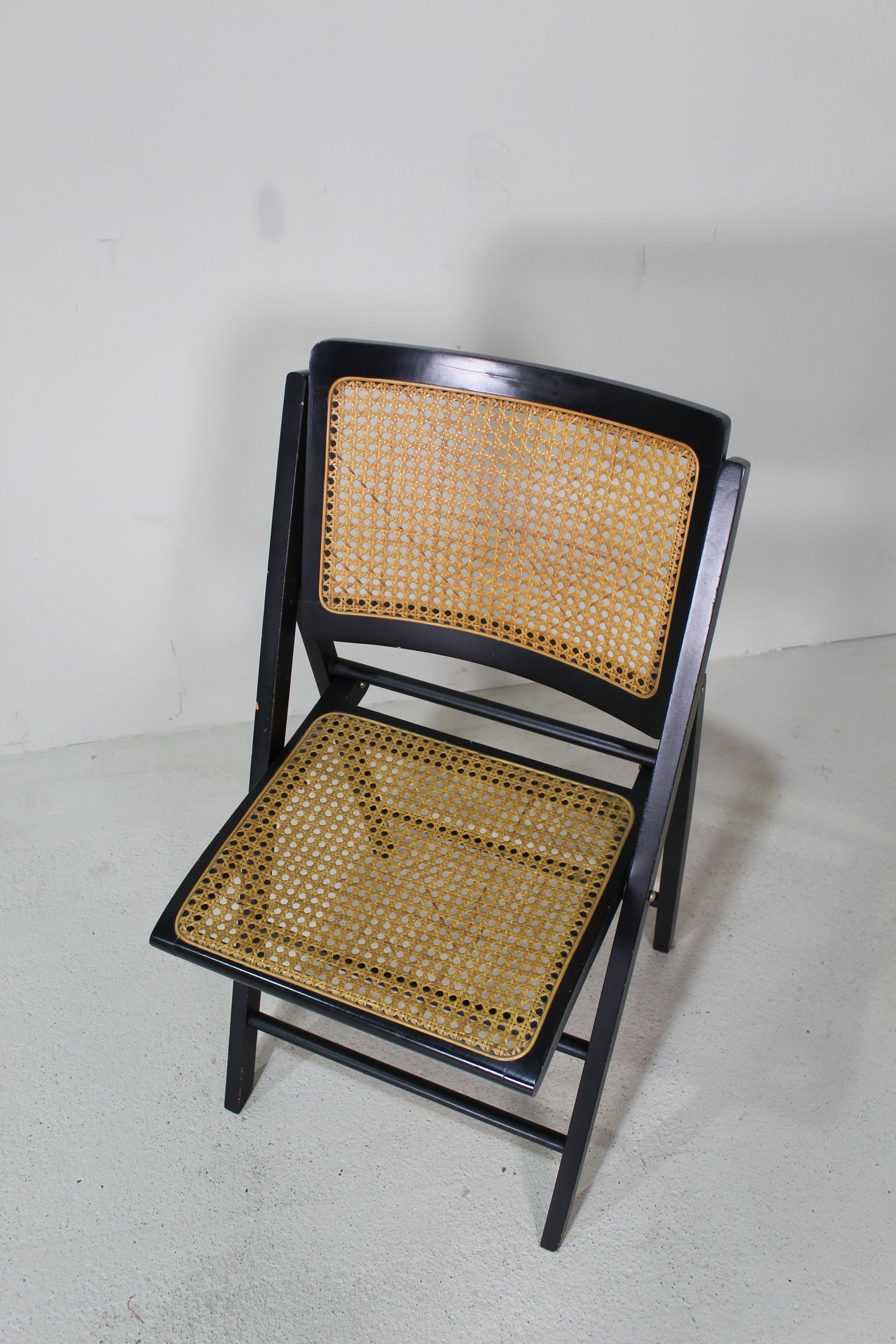 Retro webbing klapstoel